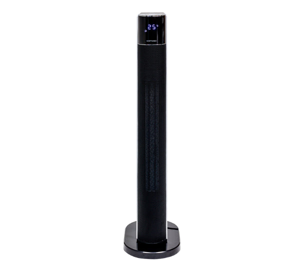 Mobiele keramische ventilatorkachel torenmodel, zwart & wit OCE-C05-2200