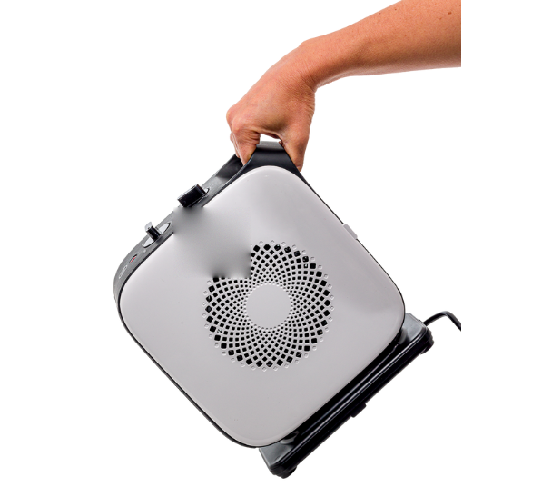 Mobiele keramische ventilatorkachel, zwart & wit, OCE-B01-1500