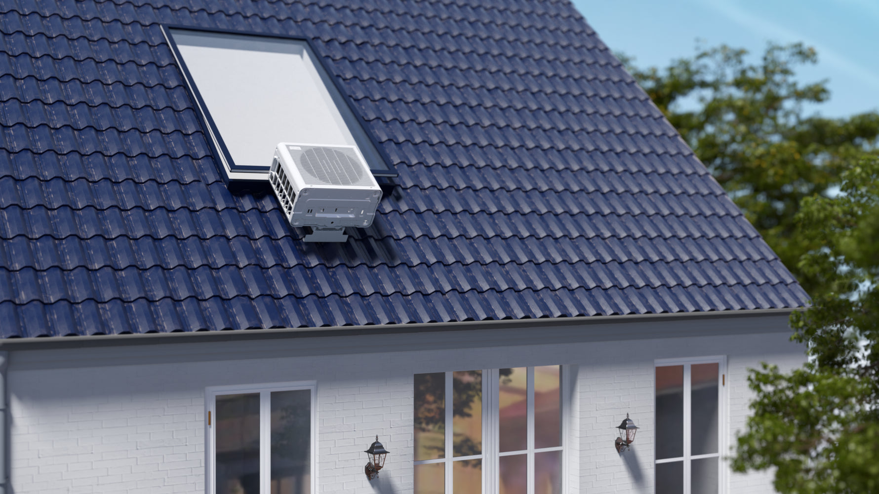 Optionele beugel MIDEA PortaSplit mobiele split-airco voor Frans balkon/dakraam