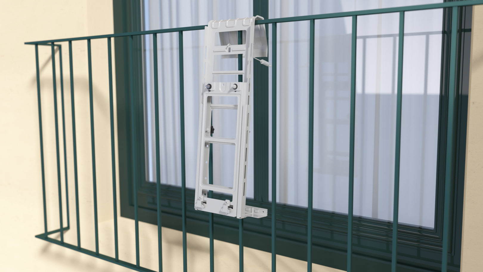 Optionele beugel MIDEA PortaSplit mobiele split-airco voor Frans balkon/dakraam