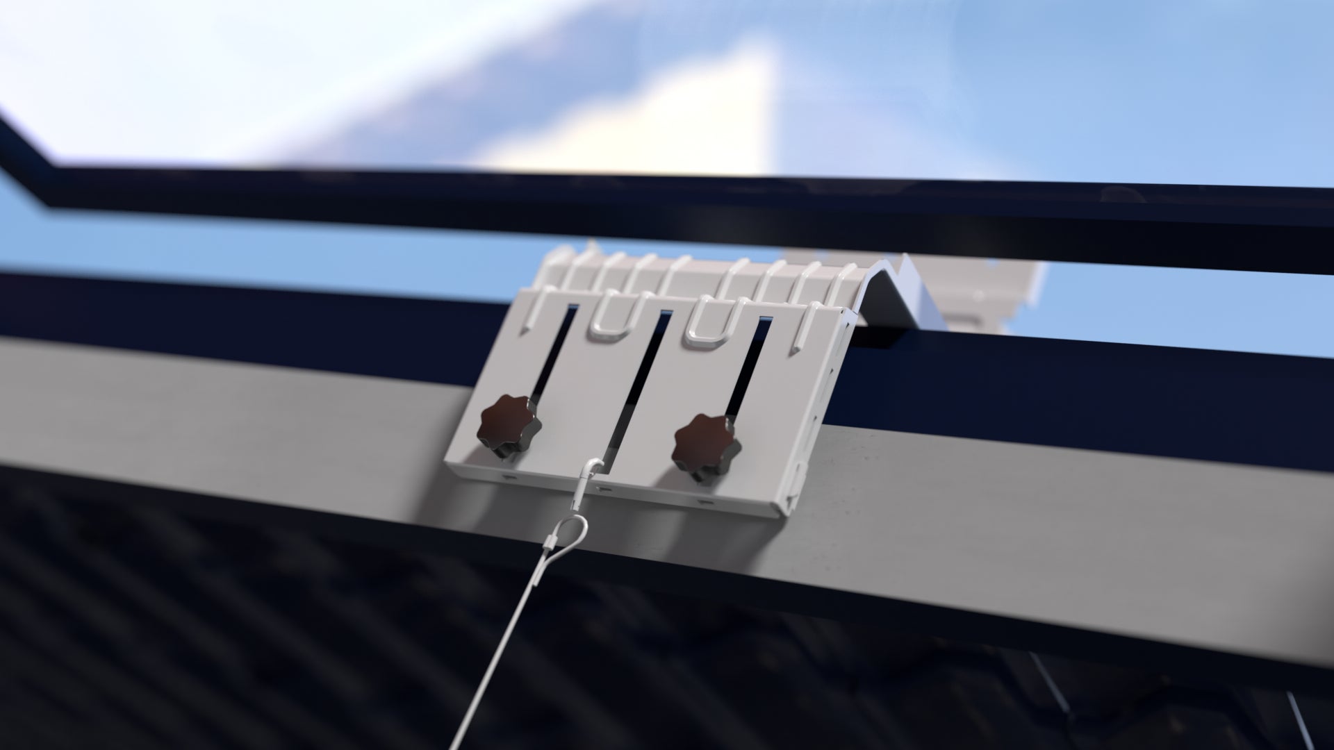 Optionele beugel MIDEA PortaSplit mobiele split-airco voor Frans balkon/dakraam
