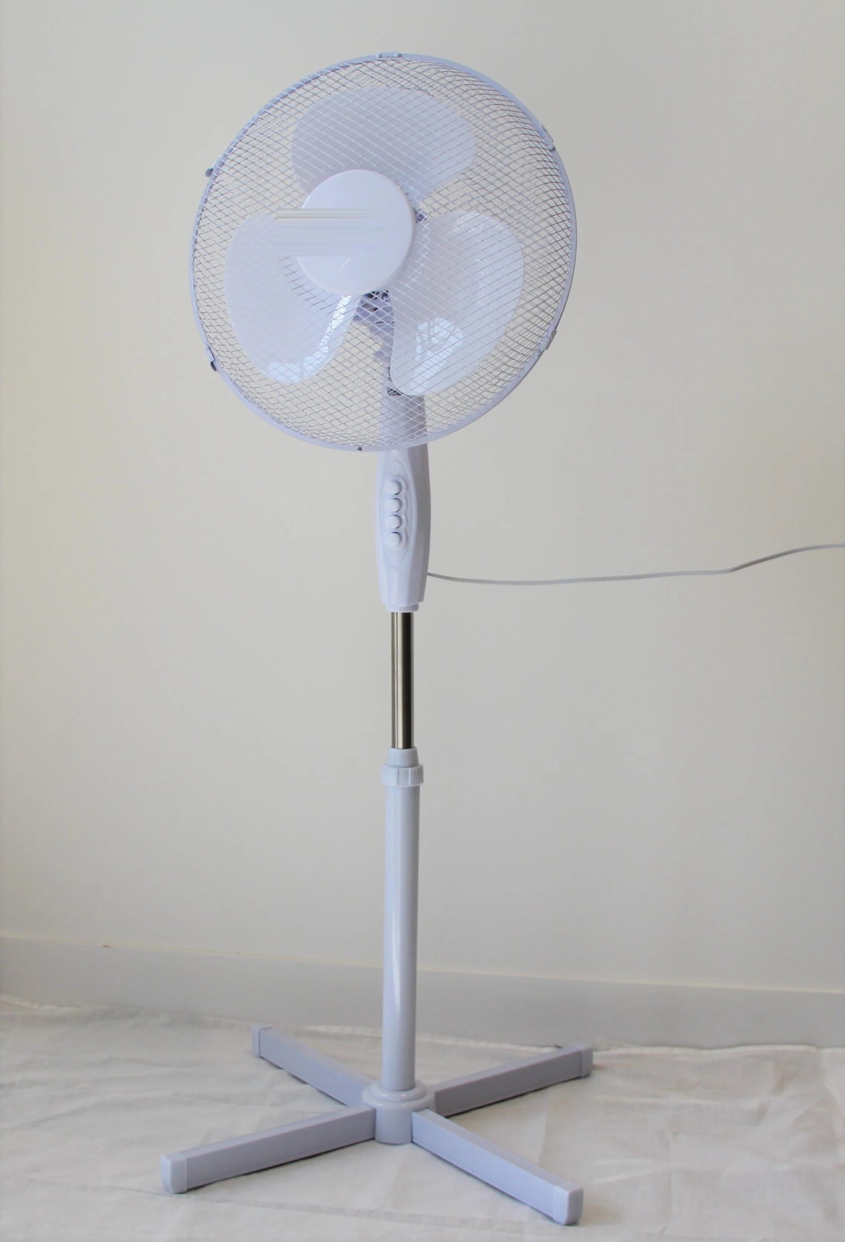 Statiefventilator, diameter 40 cm, wit, OVP2-B40B
