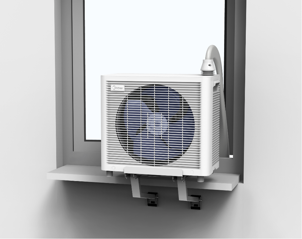 [UITVERKOOP] Mobiele split-airco MIDEA – stil, reversibel, zonder installatie